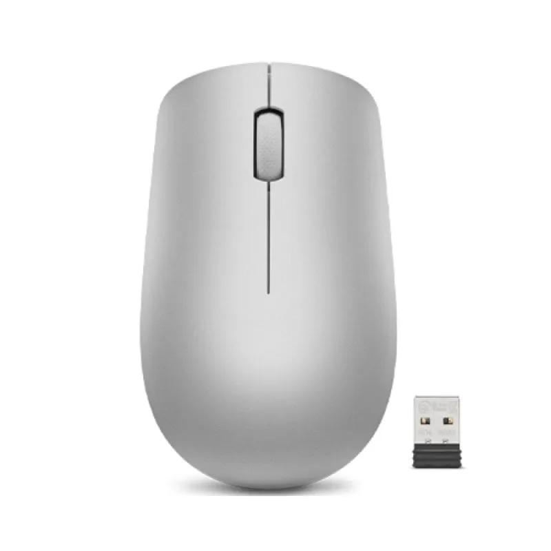 Mouse Lenovo 530 Ambidestro Ottico RF Wireless 1200 DPI Grigio Platino Mouse Lenovo 530 Ambidestro Ottico RF Wireless 1200 DPI Grigio Platino - immagine 1