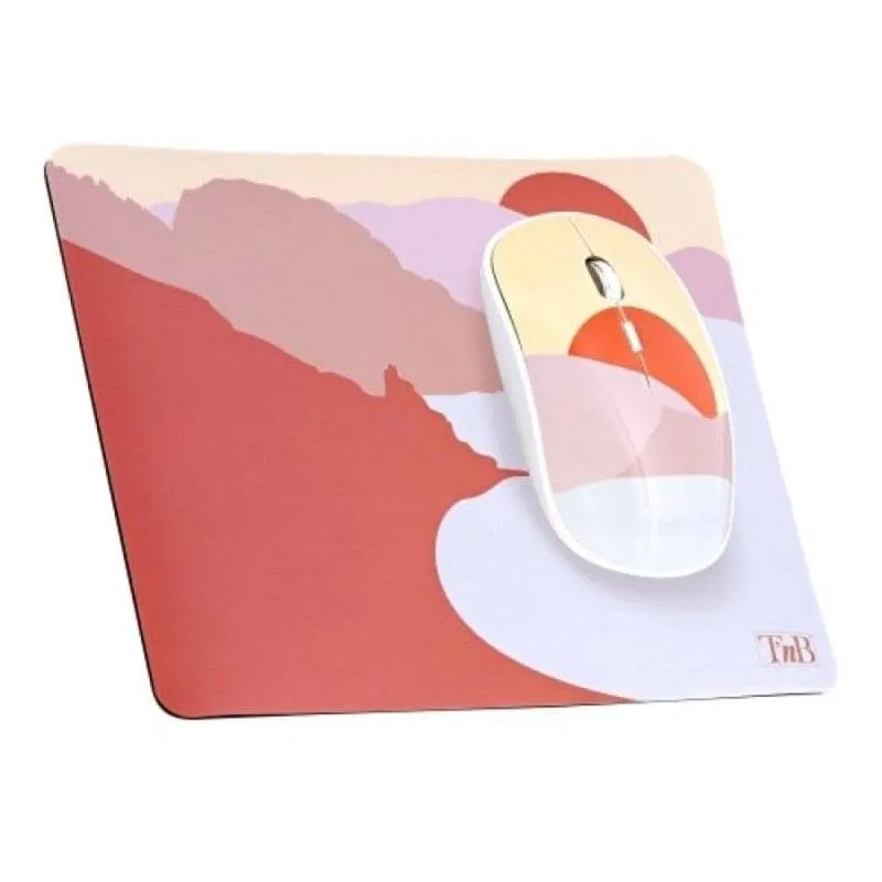 Mouse T'nB COAST EXCLUSIV wireless ambidestro multicolore con tappetino antiscivolo - immagine 1