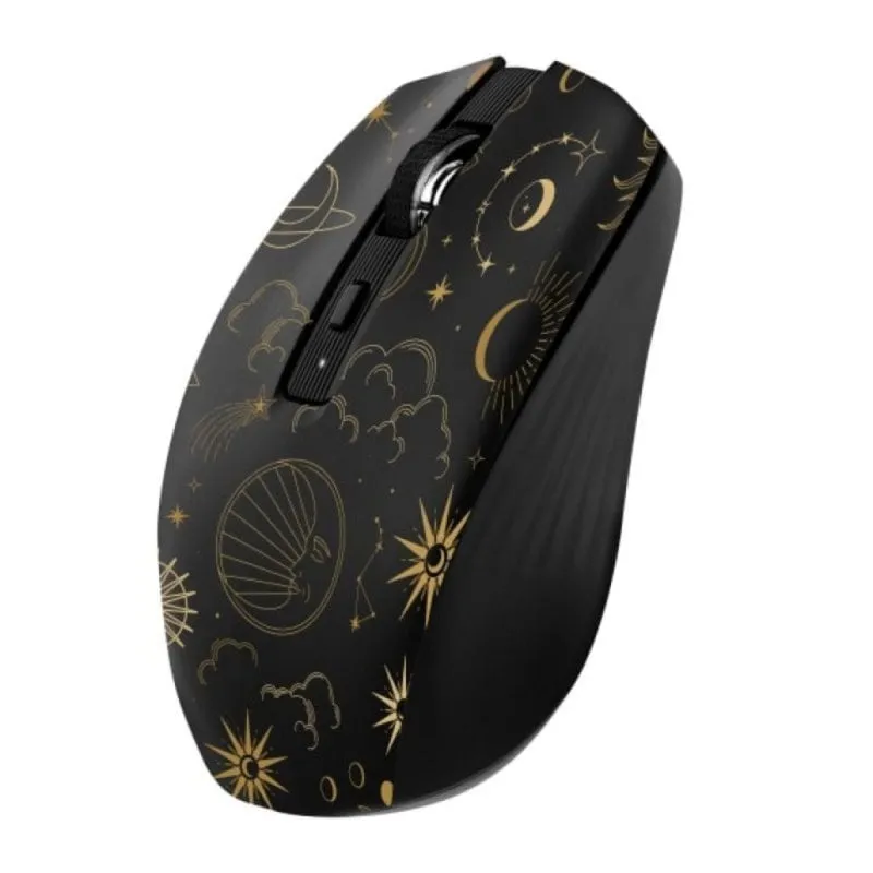 Mouse T'nB ASTRO Bluetooth + USB Type-A 1600 DPI Nero Mano Destra 6 Pulsanti - immagine 1