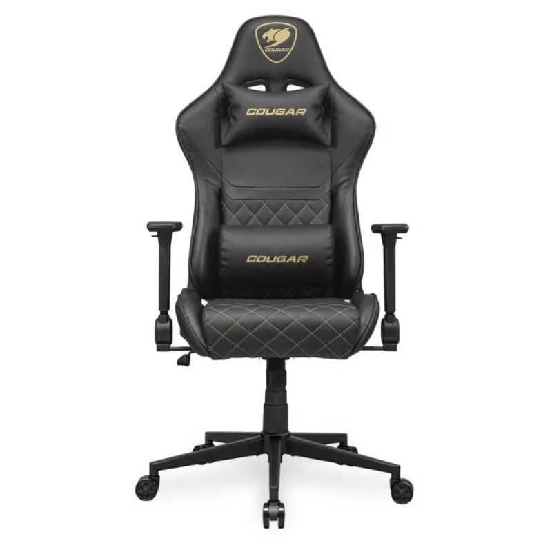 Sedia Gaming COUGAR ARMOR ONE V2 Nera Arancione 120 kg Metallo Imbottita - immagine 1