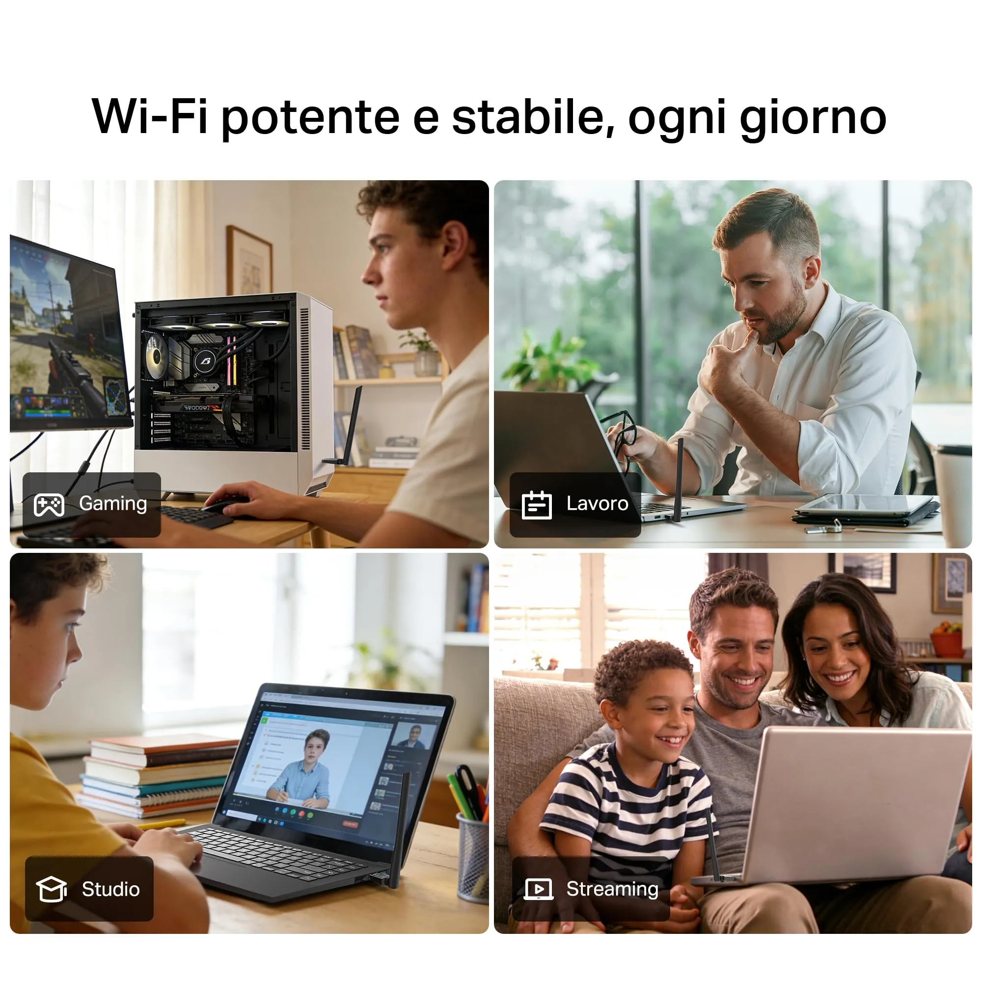 TP-Link Archer TXE70U Plus Adattatore USB Wi-Fi 6E AXE5400 High-Gain PC - immagine 6