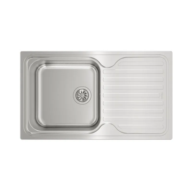 Lavello da Incasso Teka Classic 1C 1E Acciaio Inossidabile 1 Vasca Rettangolare 860x500x190mm Lavello da Incasso Teka Classic 1C 1E Acciaio Inossidabile 1 Vasca Rettangolare 860x500x190mm - immagine 1