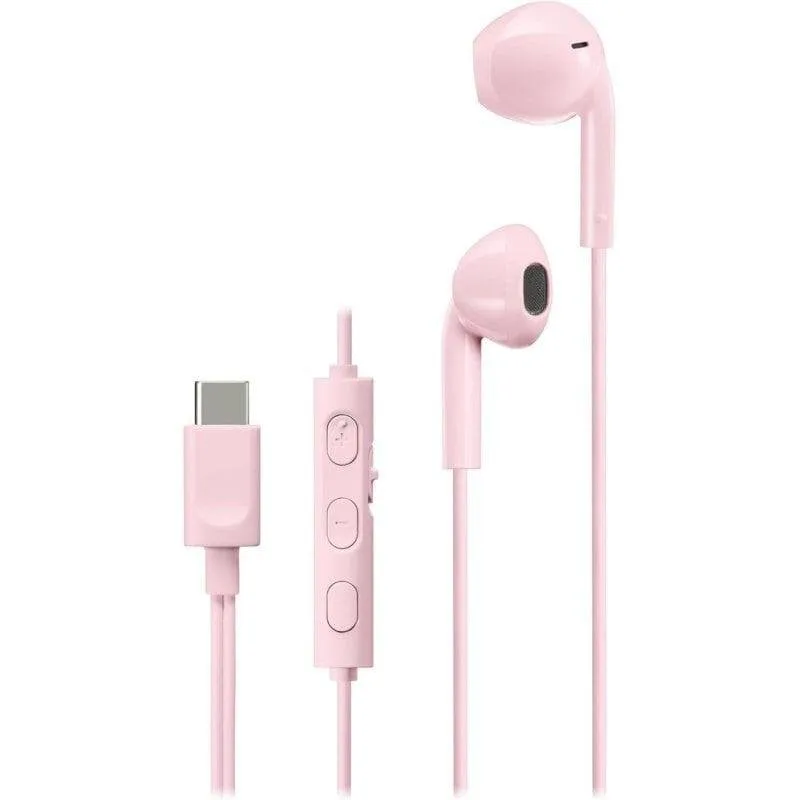 Auricolari JVC HA-FR17UC-P cablati USB-C DAC integrato Microfono Rosa - immagine 1