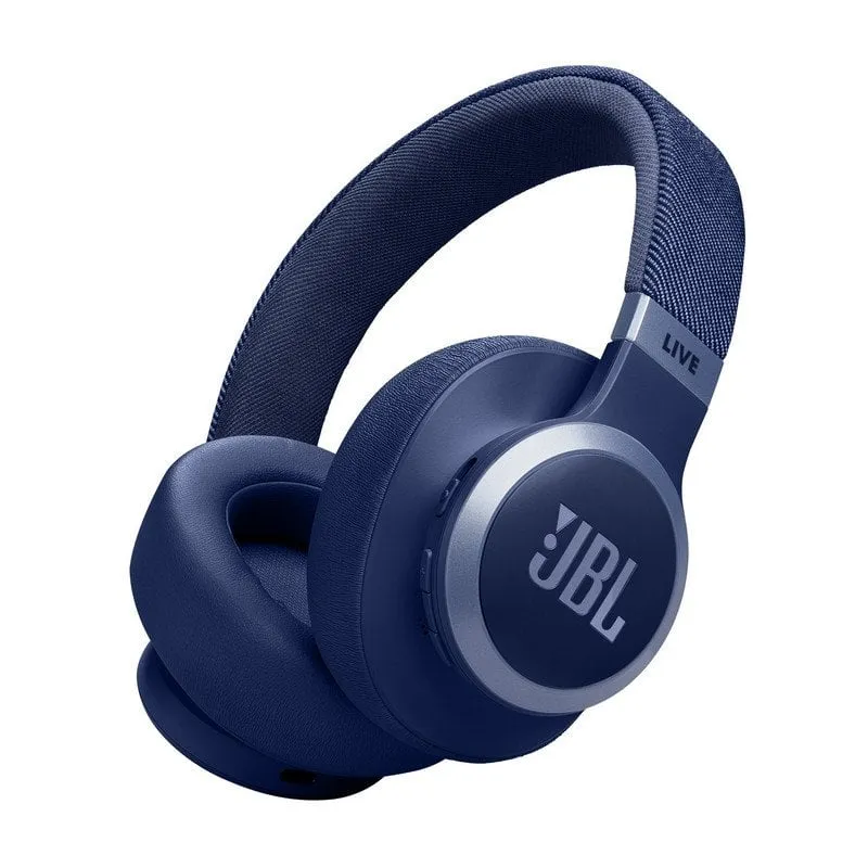 Auricolari JBL Live 770NC wireless bluetooth con Cancellazione del Rumore e Microfono Blu - immagine 1