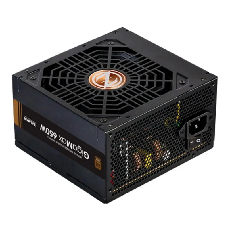 Alimentatore Zalman ZM650-GVII 650W Nero ATX 80 Plus Bronze Alimentatore Zalman ZM650-GVII 650W Nero ATX 80 Plus Bronze - immagine 1