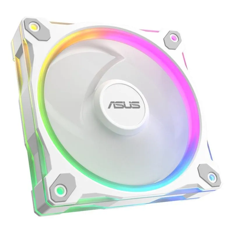 Ventilatore supplementare Asus Prime MR120 120mm 1600RPM ARGB bianco - immagine 1
