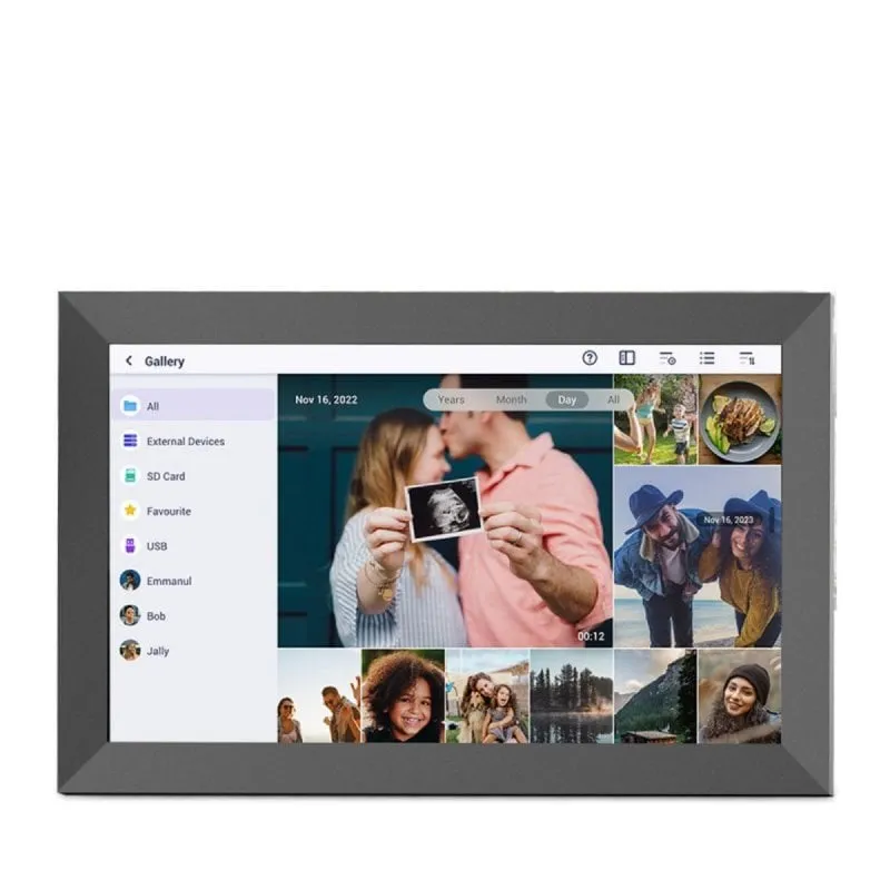 Cornice digitale Prixton Prado XL IPS 15,6" Full HD 32 GB WiFi Video Touch APP Uhale - immagine 1