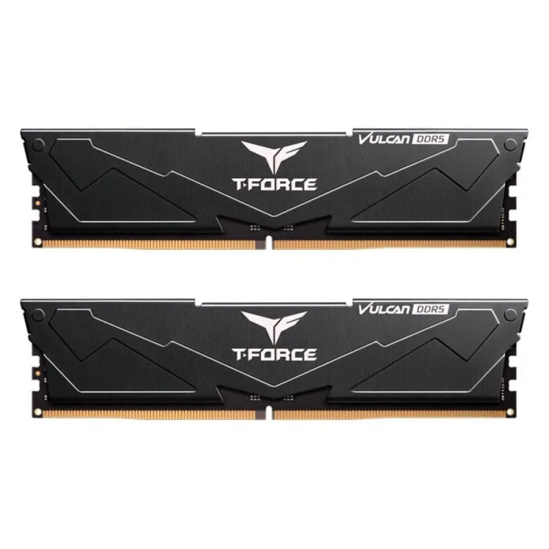 Memoria RAM Team Group VULCAN FLBD532G6000HC30DC01 32 GB 2 x 16 GB DDR5 6000 MHz 288-pin DIMM Nero - immagine 1