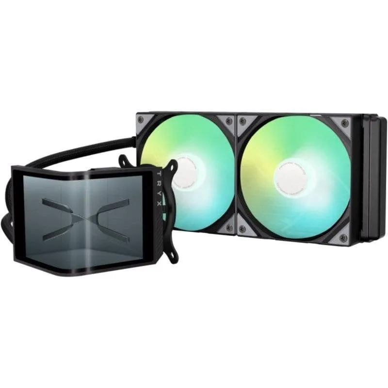 Refrigeración Líquida Tryx Panorama SE 240 2 Ventole ARGB Schermo AMOLED 6.5" - immagine 1
