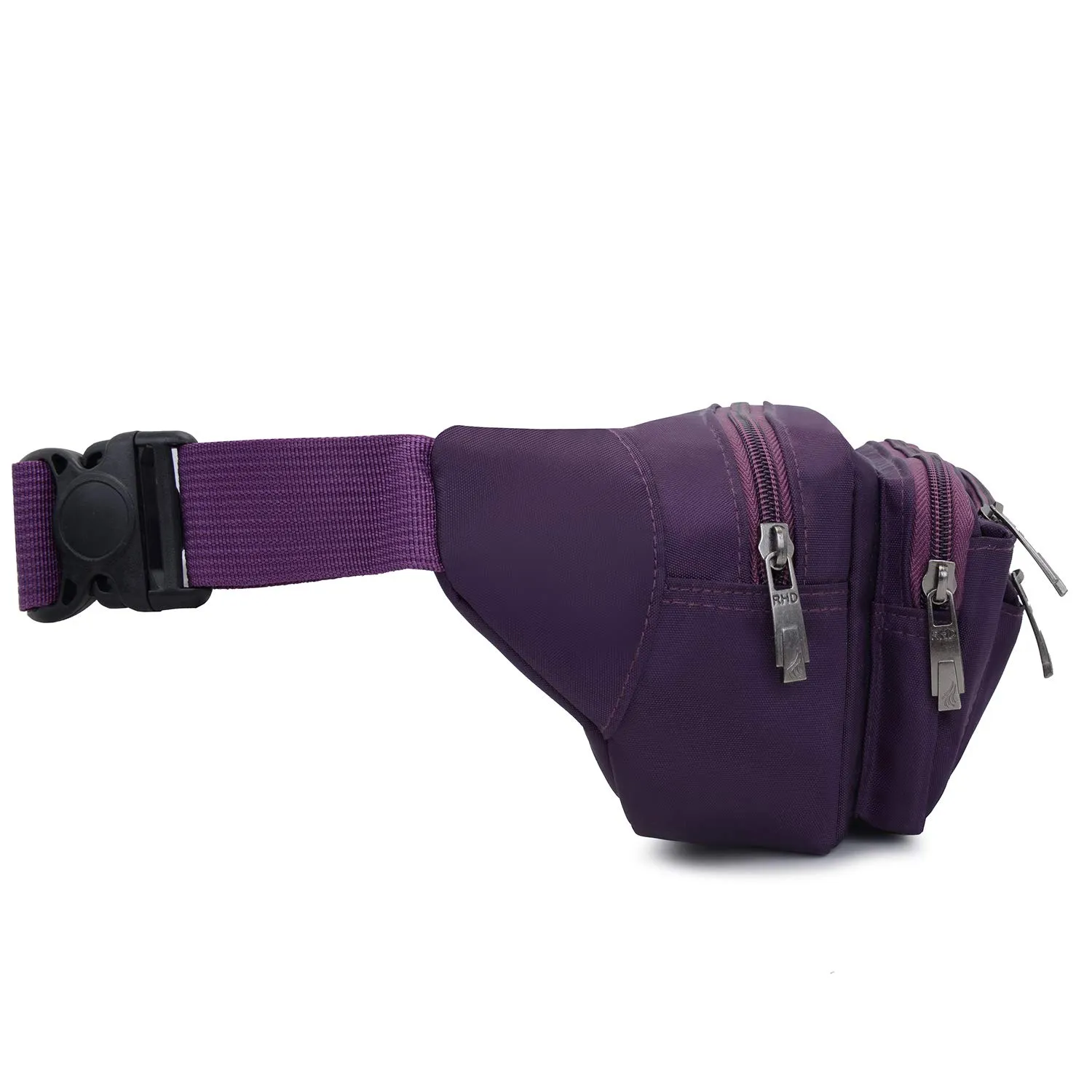 Impermeabile Borse Banana Uomo Donna Sport Running Zaini Escursionismo Borse Sportive Bicicletta Custodie per Coltelli e Strumenti da Trekking (Viola) - immagine 6