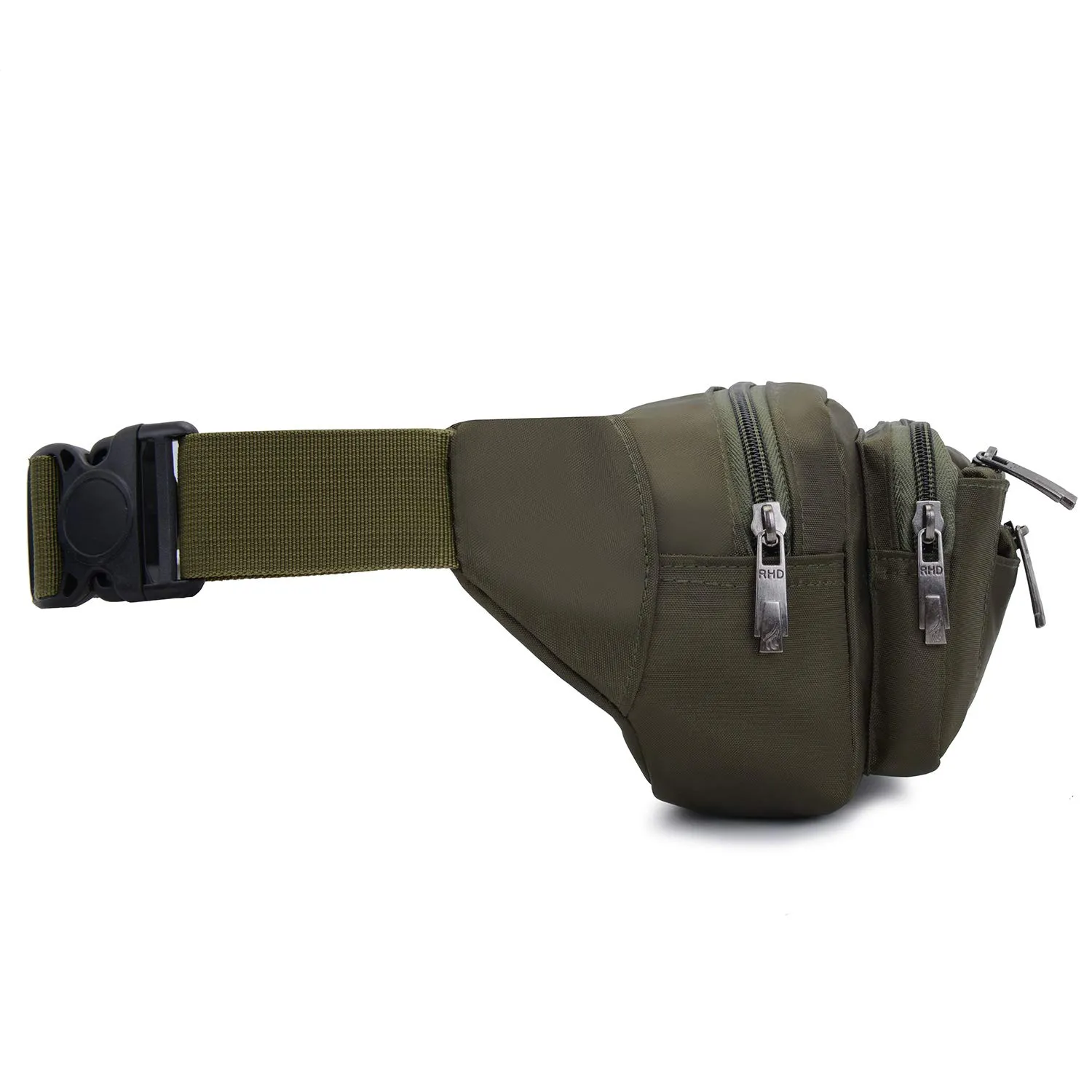 Ariineer Impermeabile Borse Banana Uomo Donna Sport Running Zaini Escursionismo Borse Sportive Bici Custodie per Coltelli e Strumenti da Trekking (Oliva) - immagine 6