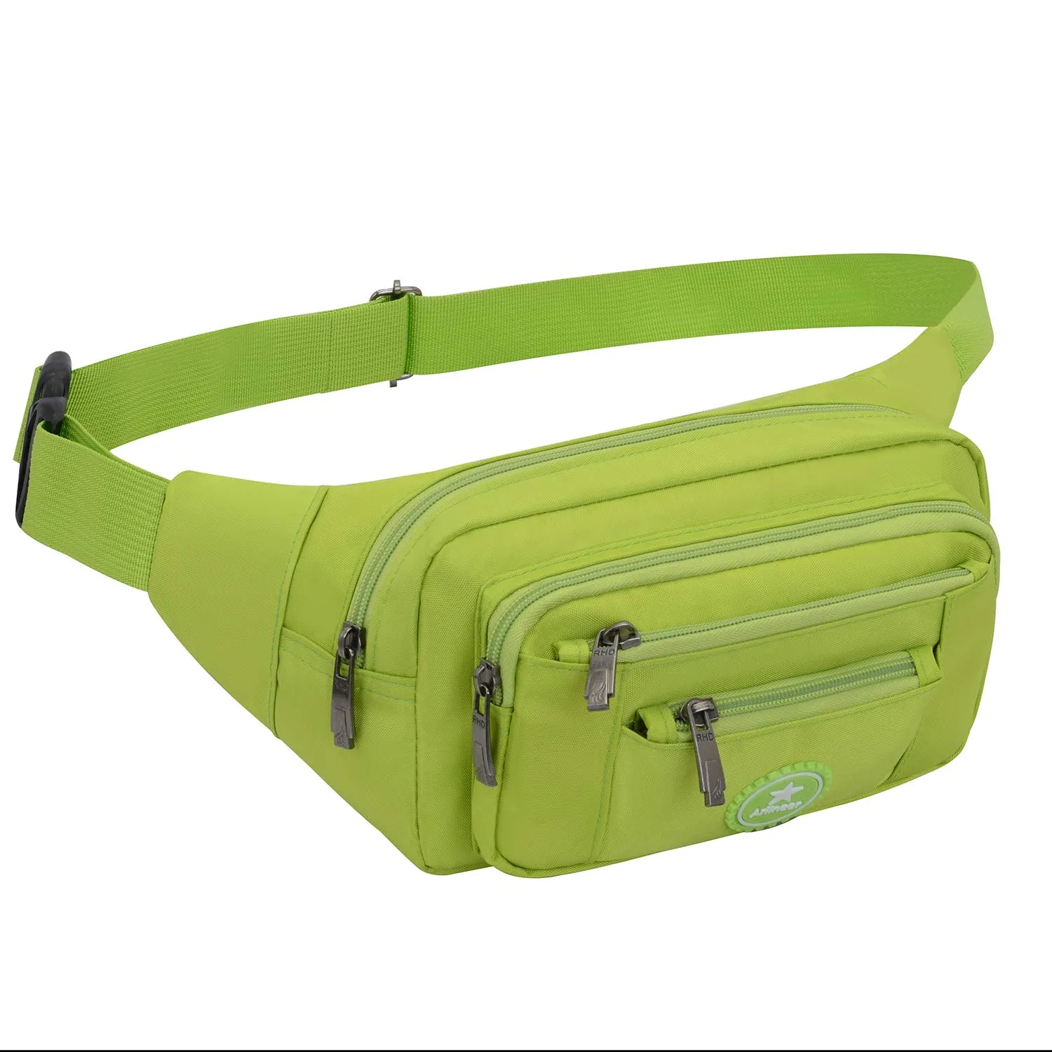 Impermeabile Borse Banana Uomo Donna Sport Running Zaini Escursionismo Borse Sportive Bici Custodie per Coltelli e Strumenti da Trekking (Verde) - immagine 1