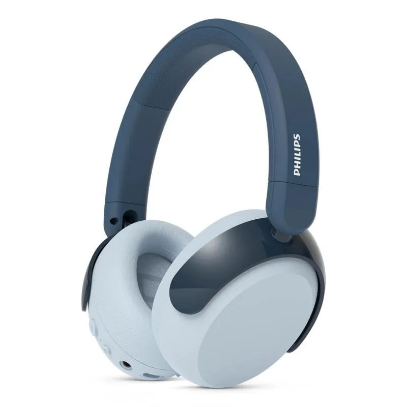 Auricolari Philips 5000 series wireless Bluetooth 5.4 con cancellazione rumore, microfono integrato, blu e verde - immagine 1
