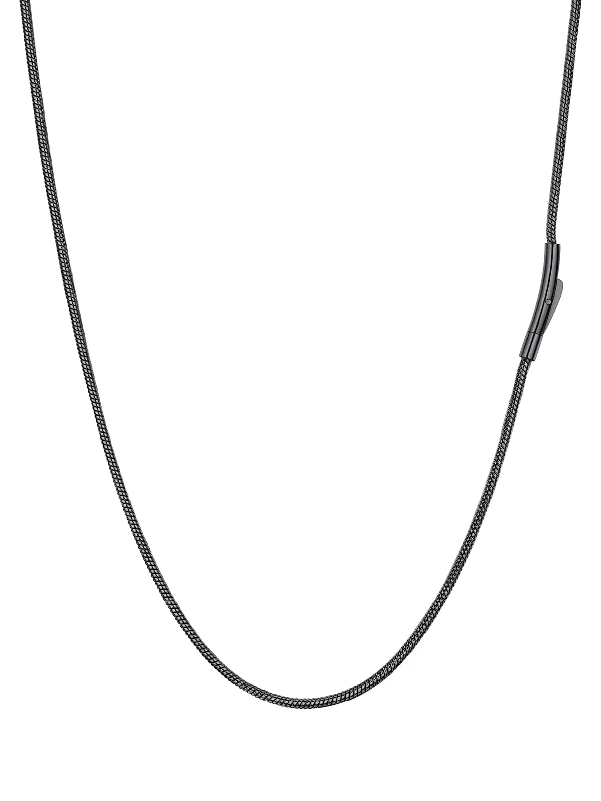 PROSTEEL 66CM Collana Serpente 2MM Collana Uomo Acciaio Donna Argento Serpentina Agile Catenina Versatile Solo o Impilato in 316L Acciaio Inox - immagine 1