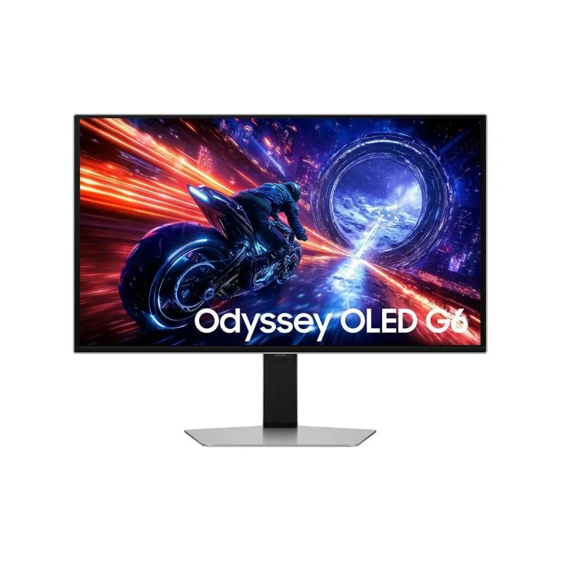 Monitor Samsung Odyssey G6 27" QHD 2560x1440 500Hz OLED 0,03ms Silver Gaming - immagine 1