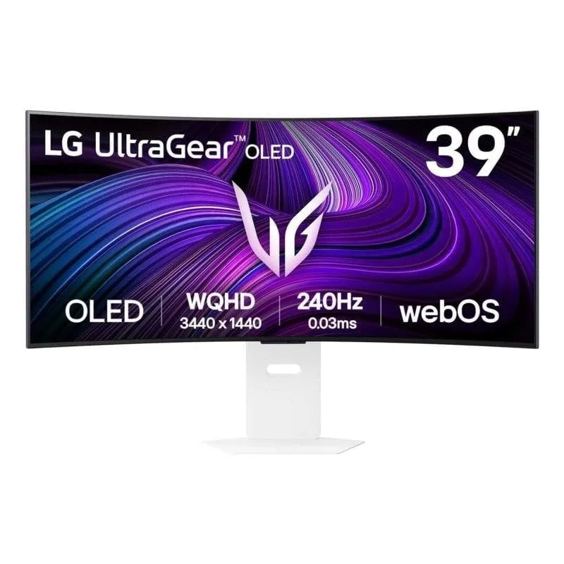 Monitor PC LG 39GX90SA-W 39'' WQHD 240Hz OLED Curvo G-SYNC FreeSync 0.03ms Smart - immagine 1