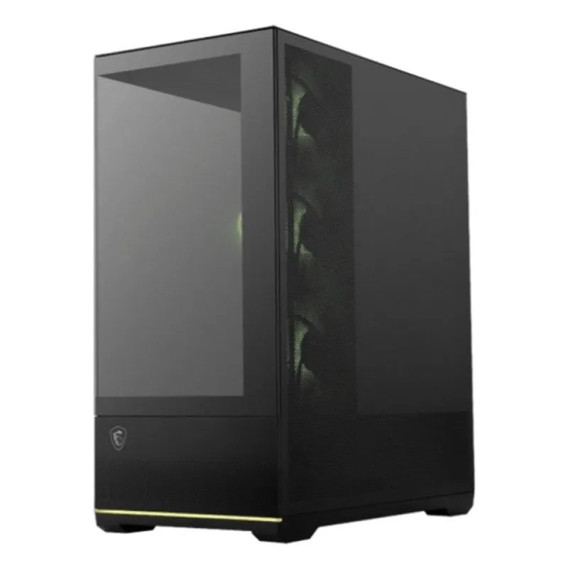 Case PC MSI MAG PANO 110R PZ Mid Tower Nero con Vetro Temperato e Ventilazione Avanzata - immagine 1