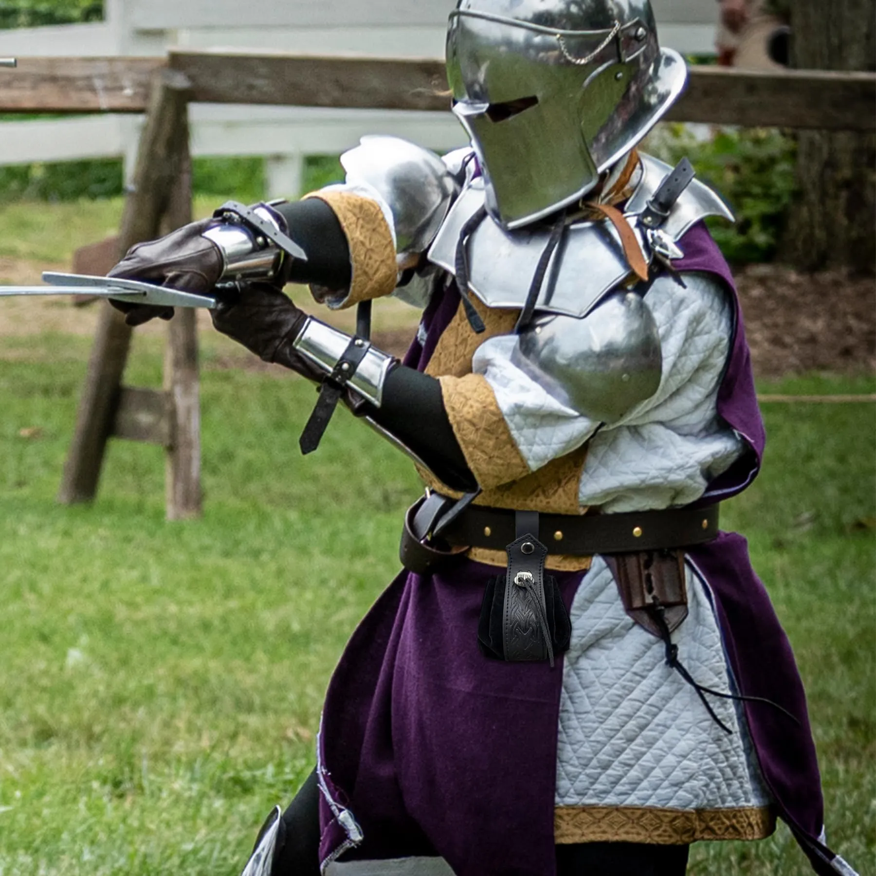 Marsupio medievale in ecopelle, marsupio vichingo con coulisse, portamonete rinascimentale vintage, sacchetto dei dadi per il LARP Halloween Ren Faire (Nero-2) - immagine 4