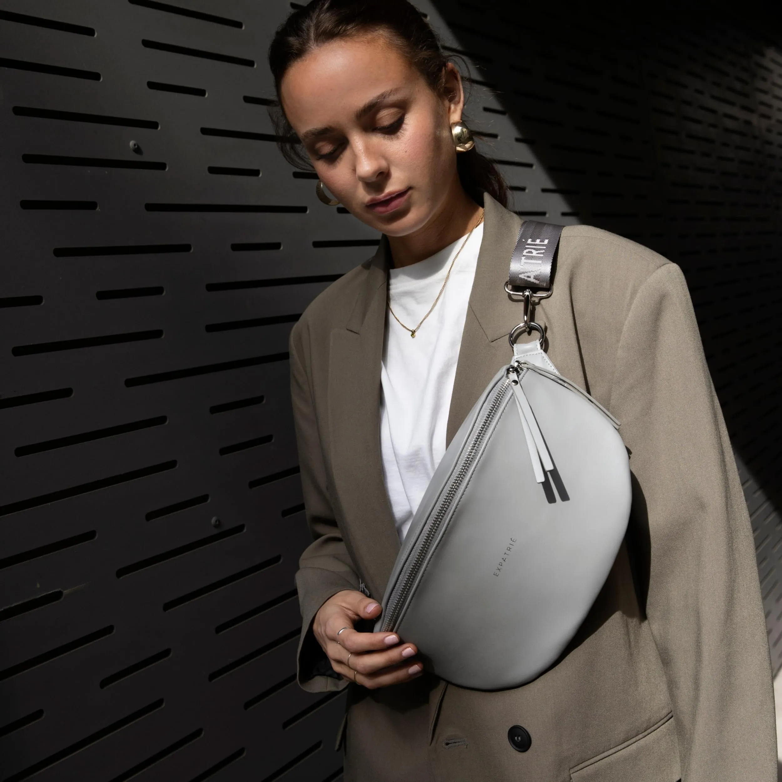 Expatrié Marsupio Donna Grigio – Alice Medium - immagine 2