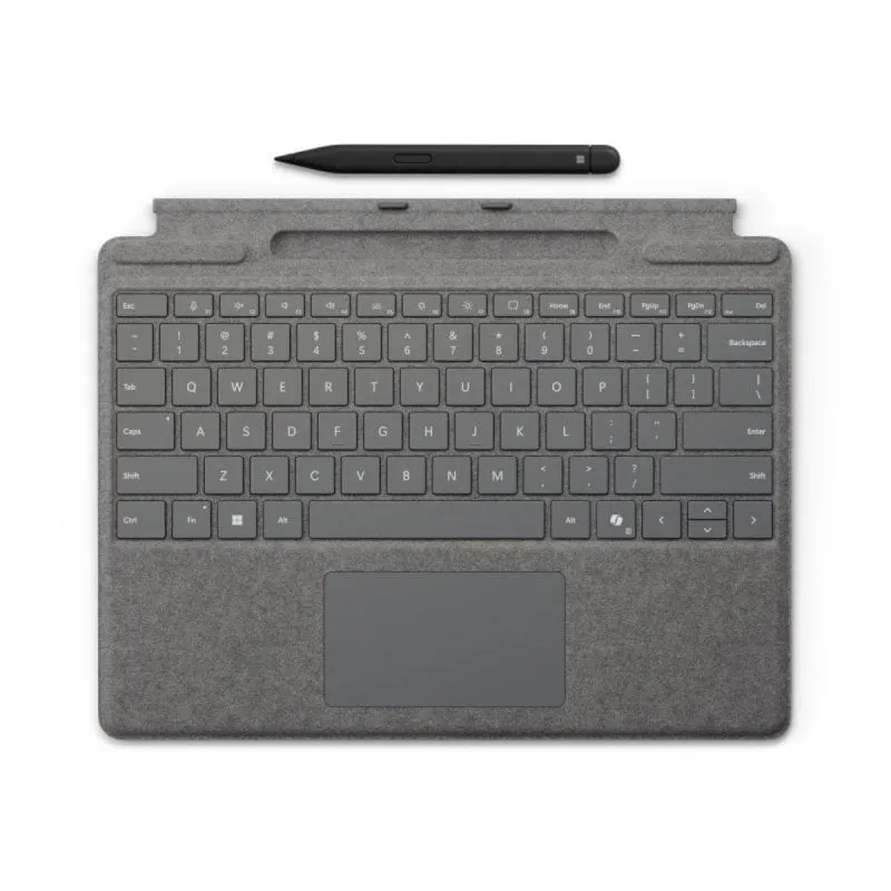 Tastiera Microsoft 8X8-00175 QWERTY Touchpad Platino Surface Pro - immagine 1