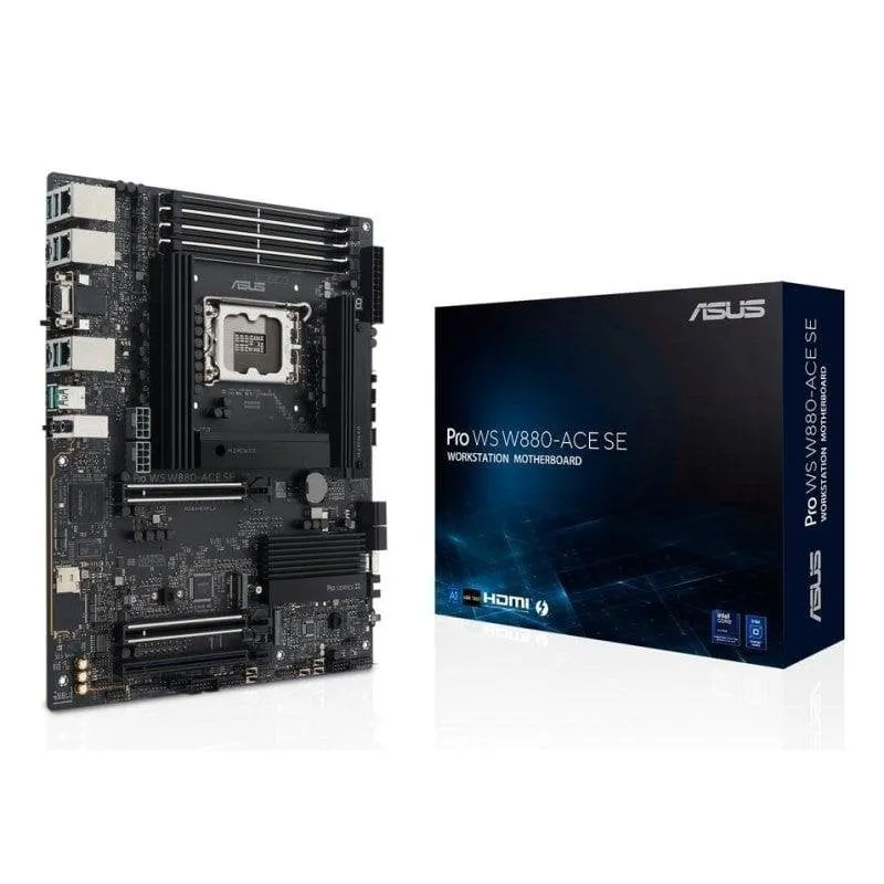 Scheda Madre ASUS Pro WS W880-ACE SE Intel W880 LGA1851 DDR5 ATX Thunderbolt 4 2.5G LAN - immagine 1