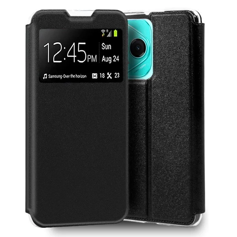 Custodia Flip Cover COOL per Honor 400 Lite, Nero Liscio - immagine 1