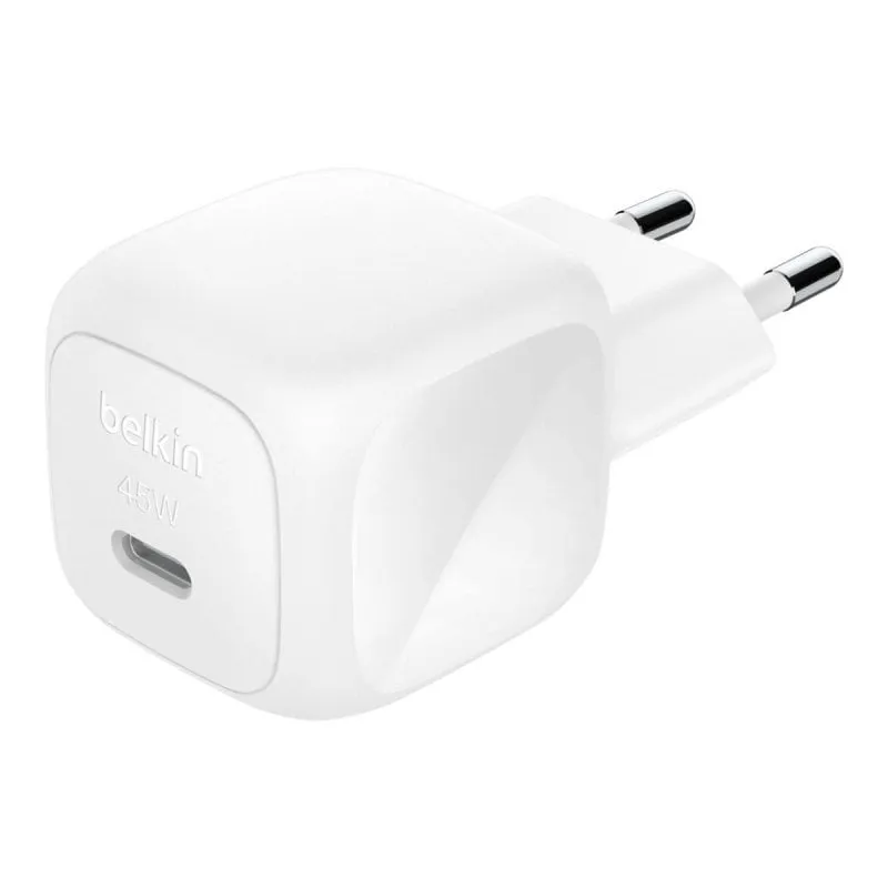 Belkin 45W USB-C Caricatore da Parete Bianco Power Delivery 3.1 Ricarica Veloce - immagine 1
