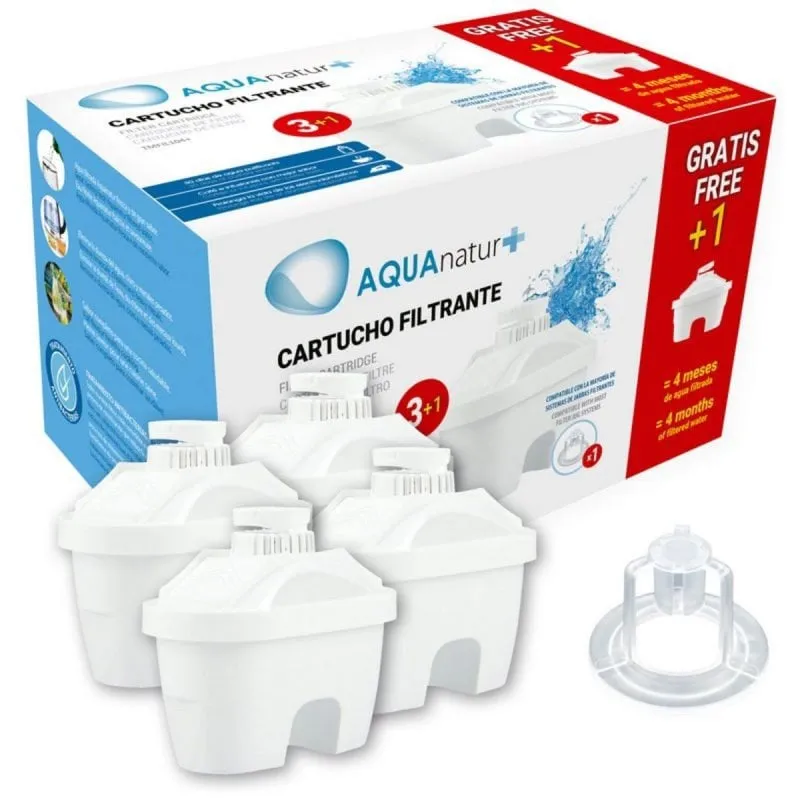 Filtro Acqua AQUAnatur+ 30 Giorni 150 Litri Riduce Metalli Pesanti e Cloro - immagine 1