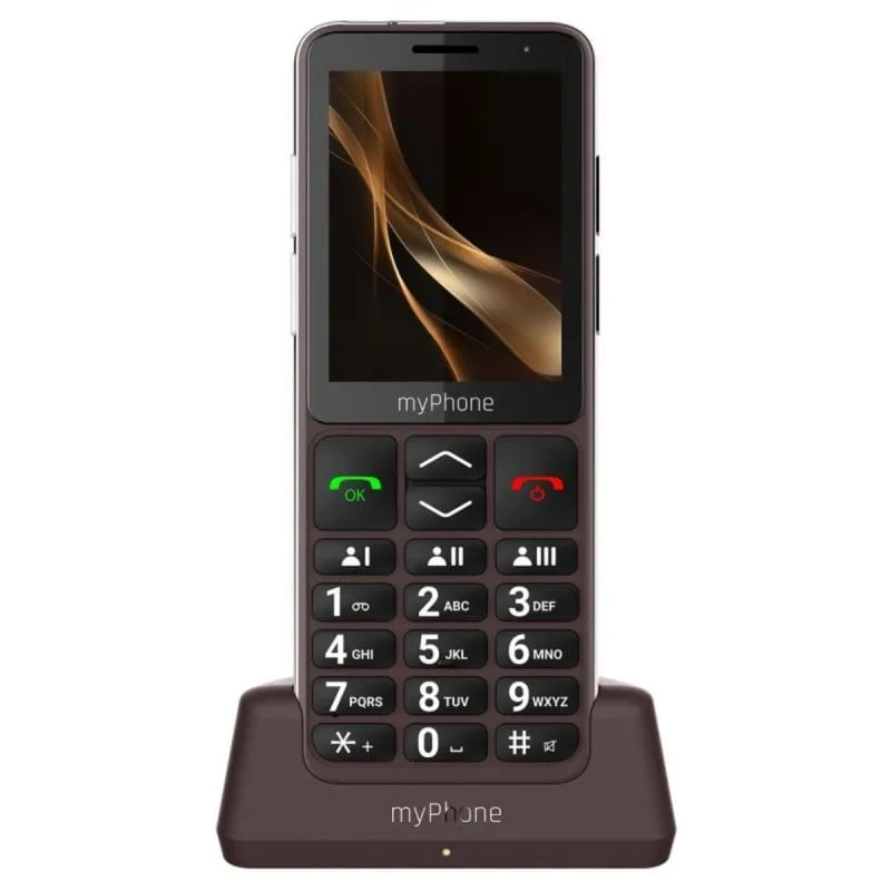myPhone Bueno 4G 2,8" LTE Praline Collection Brown con connettività veloce e display compatto - immagine 1