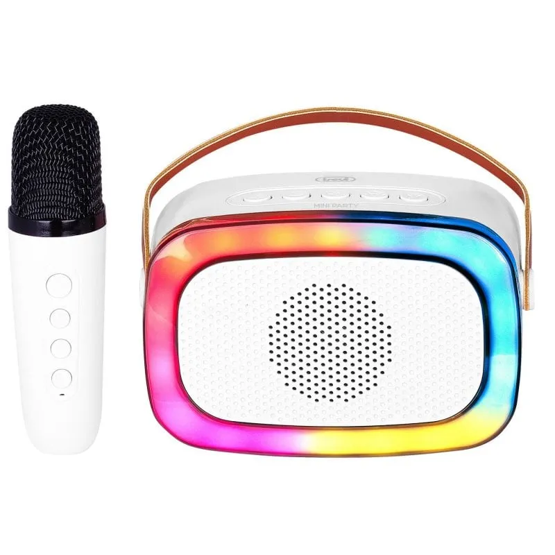 Altoparlante Trevi XR 8A01 MINI PARTY Bianco Wireless & Wired 10W con batteria integrata - immagine 1