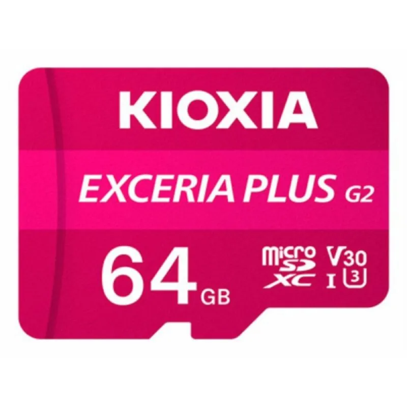 64GB MicroSDXC Rosa UHS-I Class 10 U3 V30 100MB/s Memoria Flash Alta Velocità - immagine 1