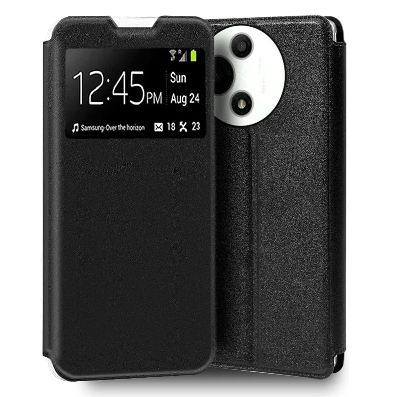 Custodia Flip Cover COOL per TCL 60 SE Nxtpaper 5G Nero Liscio - immagine 1
