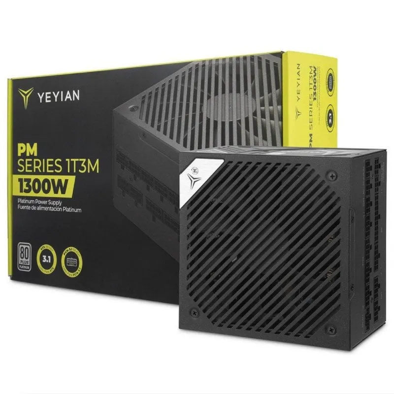 Fonte Alimentazione Orion 1300W Efficienza Platinum Modello YFT-1T33M-P1 Compatibilità ATX 3.1 PCIe 5.0 - immagine 1