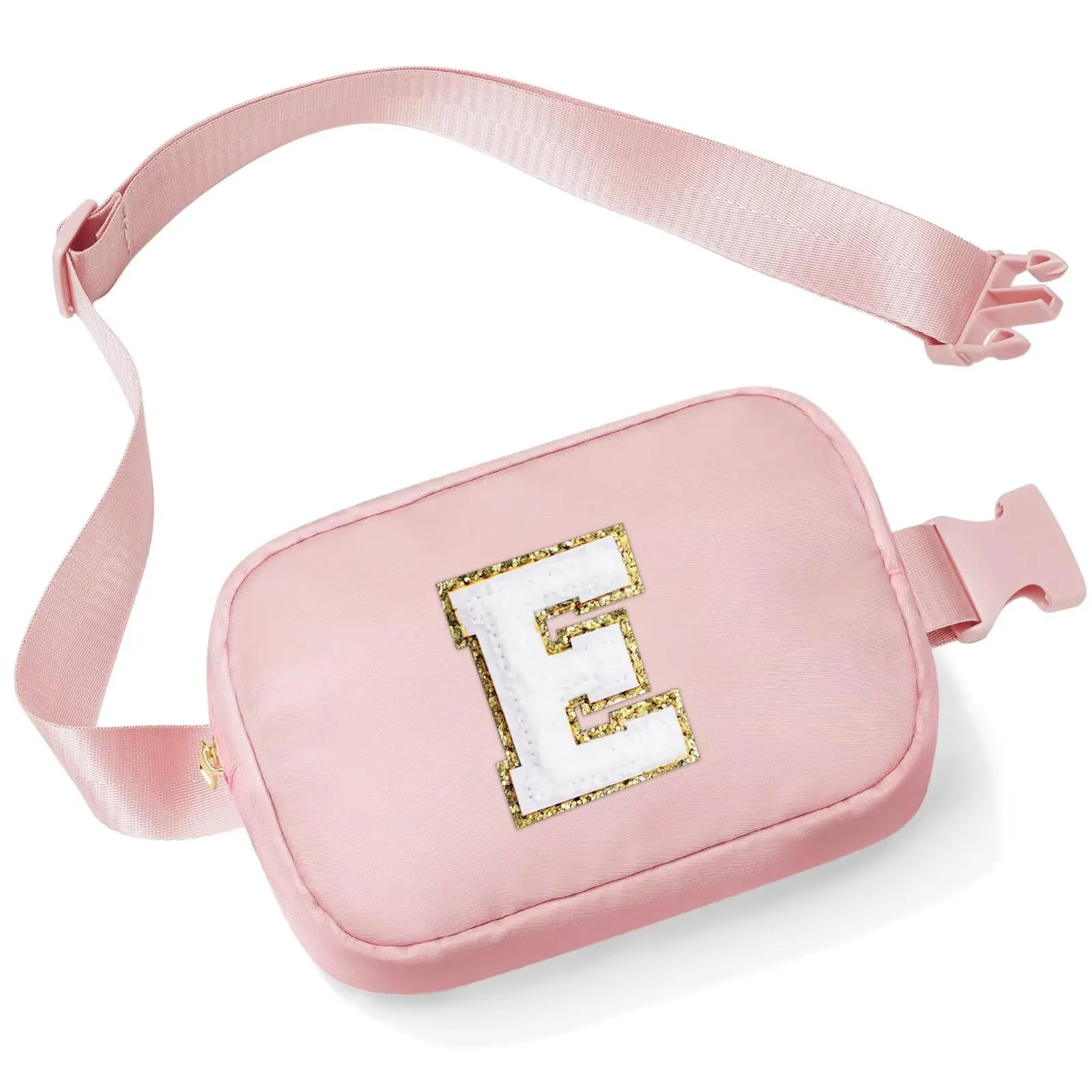 YOOLIFE Marsupio da bambina con lettere, Colore: rosa., E, Classico - immagine 1
