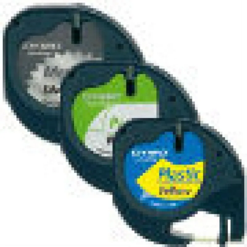 Cinta LetraTAG 12 mm 3 pezzi Poliestere Origine Belgio 4 m Autoadesiva Affidabile - immagine 1