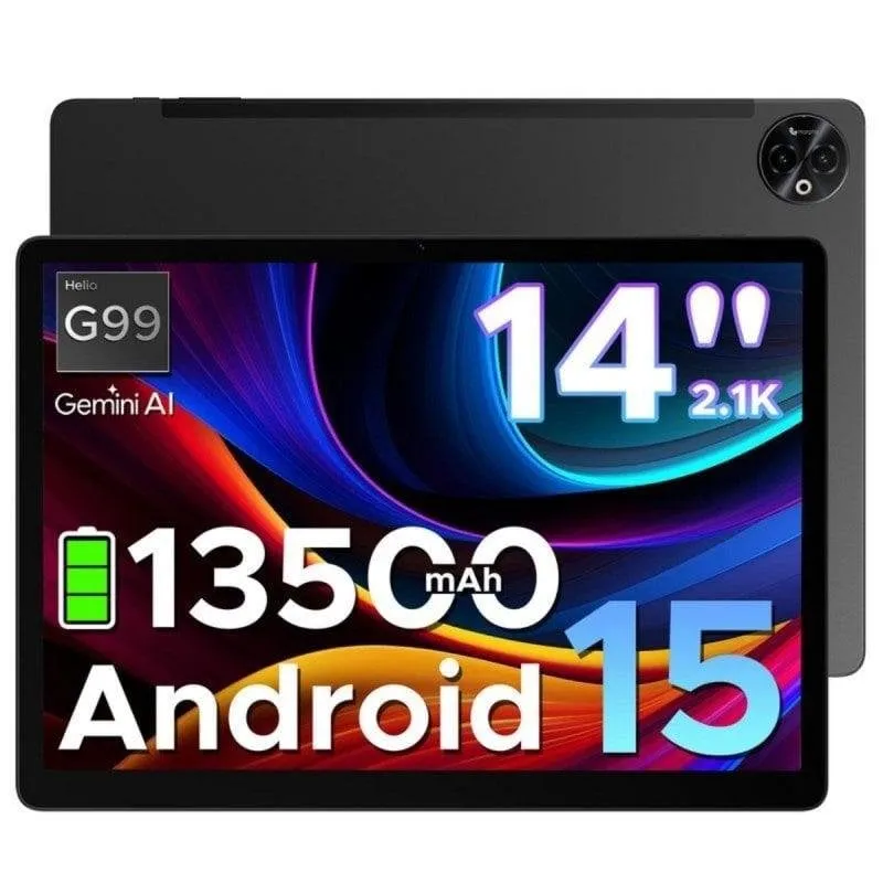Tablet Doogee Tab E3 Max 4G 14" 8GB 256GB Nero - immagine 1