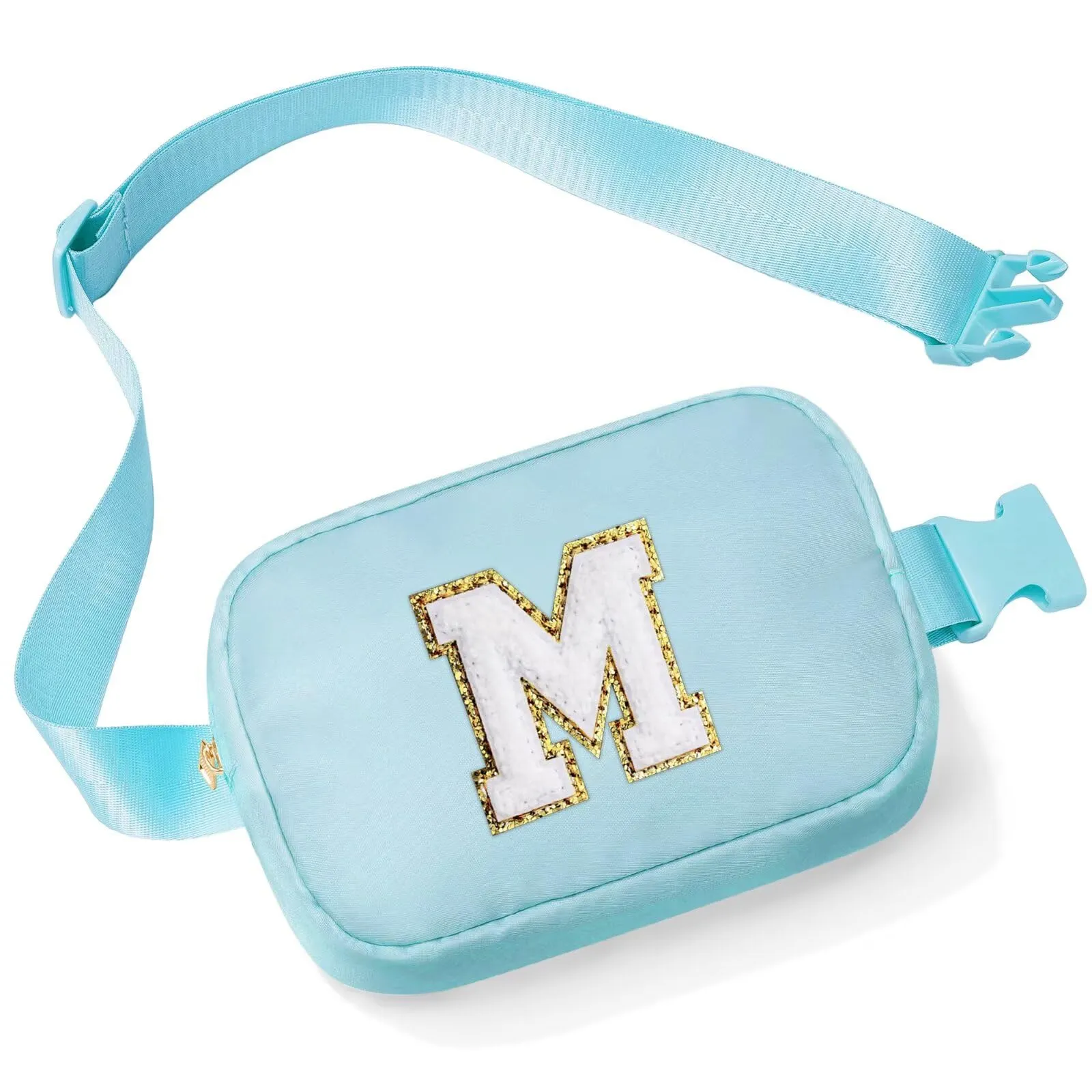 YOOLIFE Marsupio da bambina con lettere, Blu, M, Classico - immagine 1