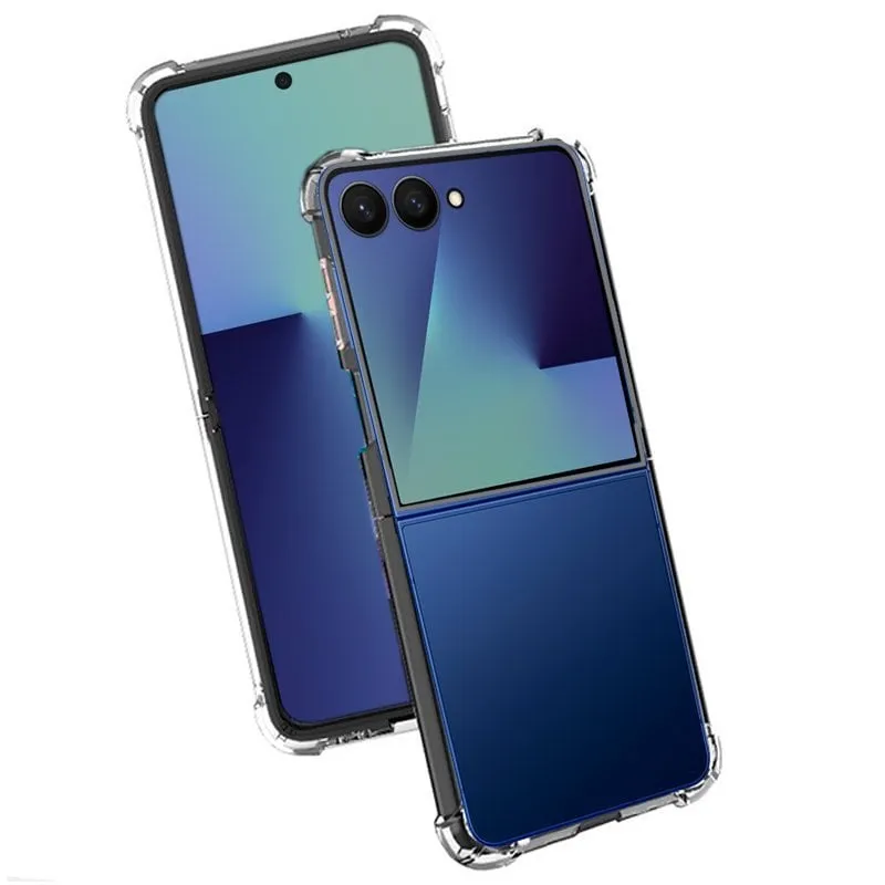Custodia antiurto trasparente per Samsung F761 Galaxy Z Flip 7 - immagine 1