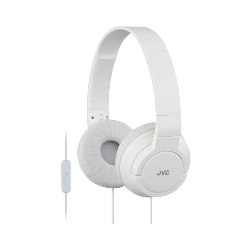 Auricolari JVC con filo bianchi per chiamate e musica con microfono integrato - immagine 1