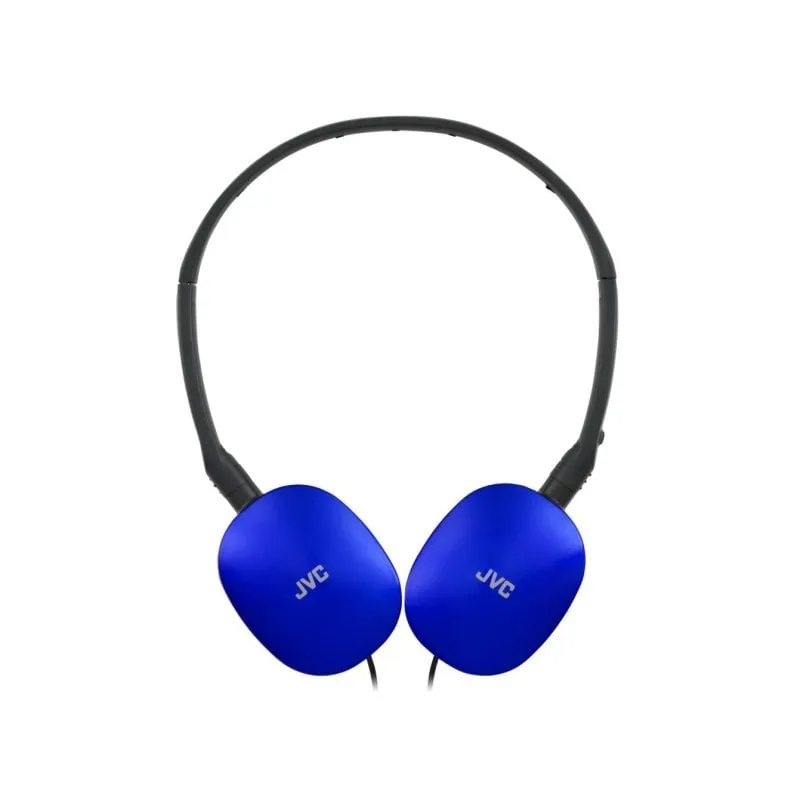 Auricolari JVC con filo per chiamate e musica, microfono integrato, colore blu - immagine 1