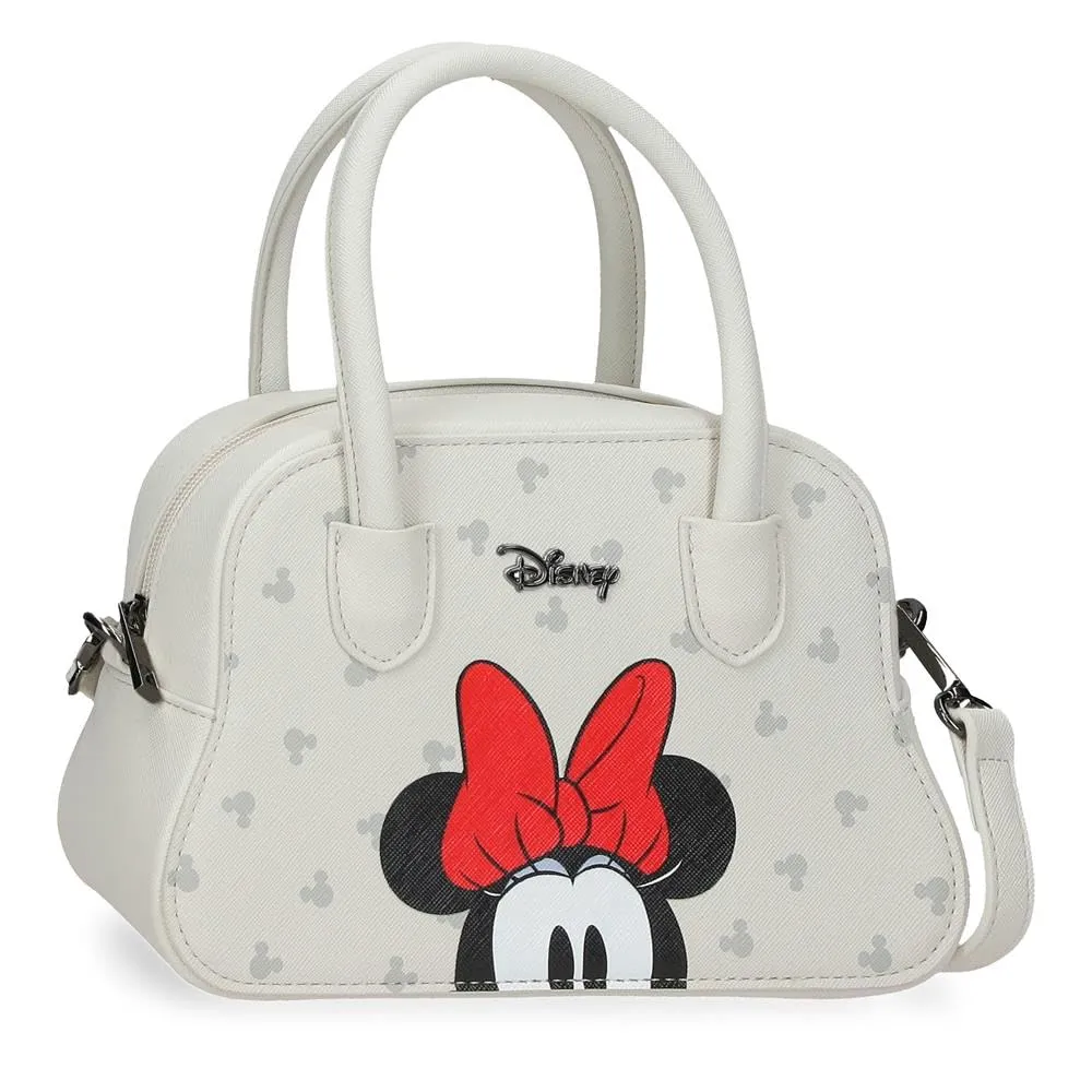 Joumma Disney Bowlogue Minnie Bolso Beige 22,5x14,5x9,8 cm PU y Poliestere - immagine 1