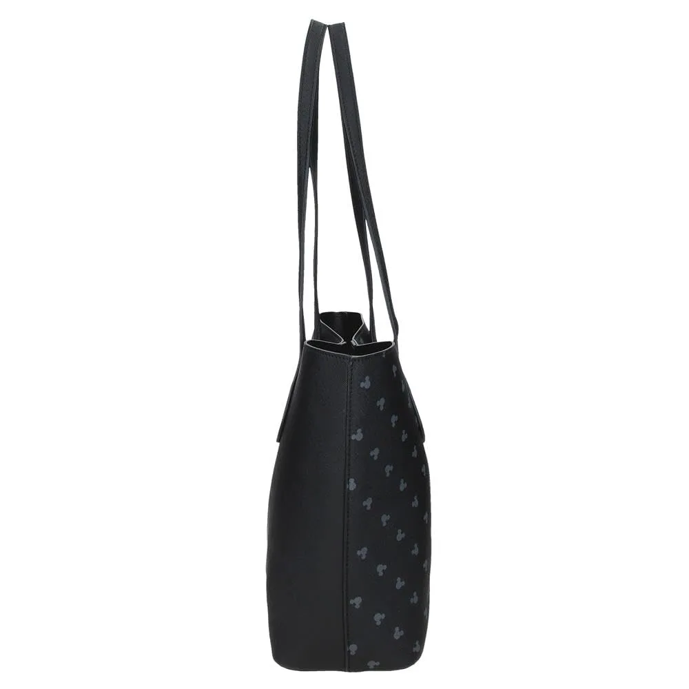 Joumma Disney Bowlogue Minnie Borsa Tote Nero 31x25.5x11.5 cm PU e Poliestere - immagine 2