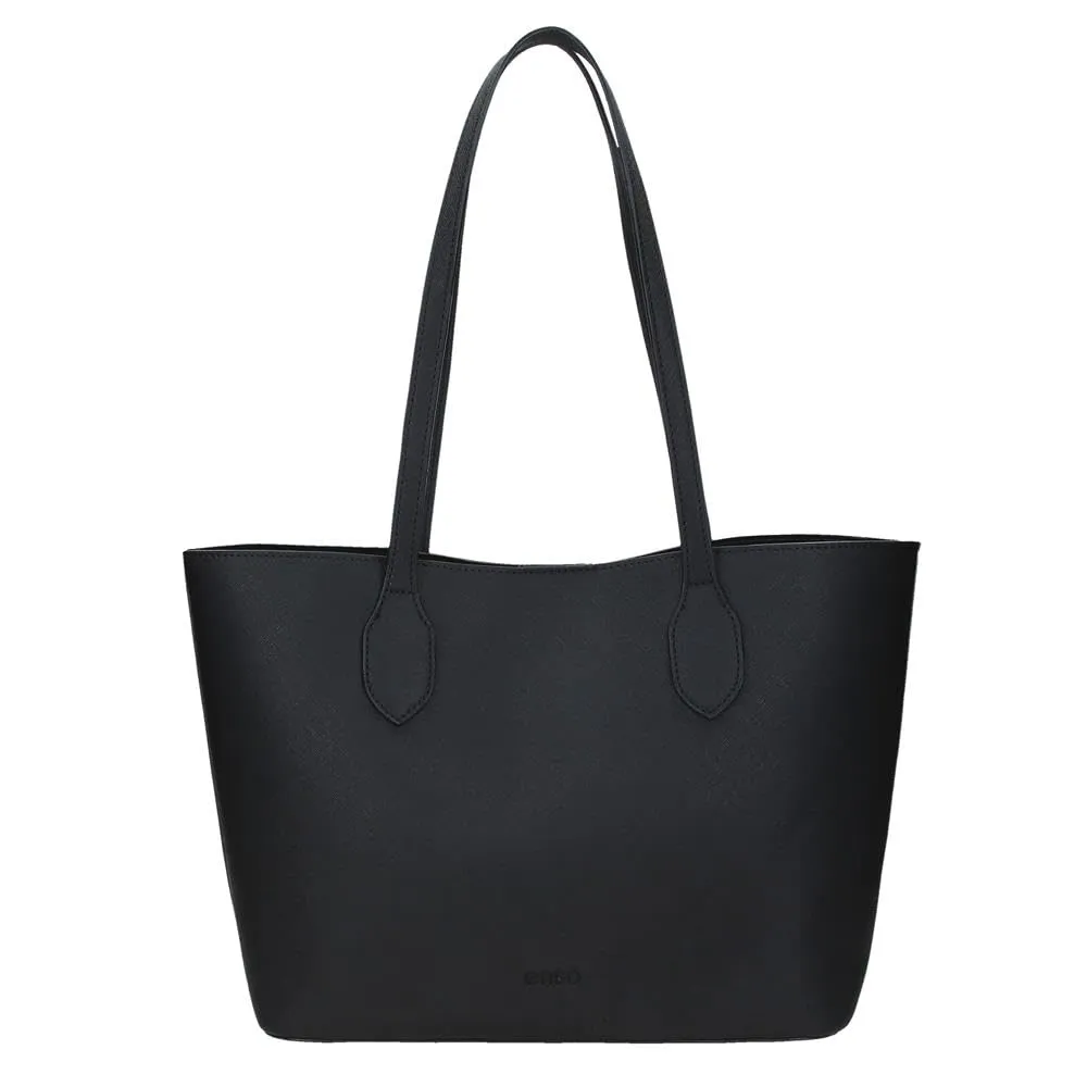 Joumma Disney Bowlogue Minnie Borsa Tote Nero 31x25.5x11.5 cm PU e Poliestere - immagine 3