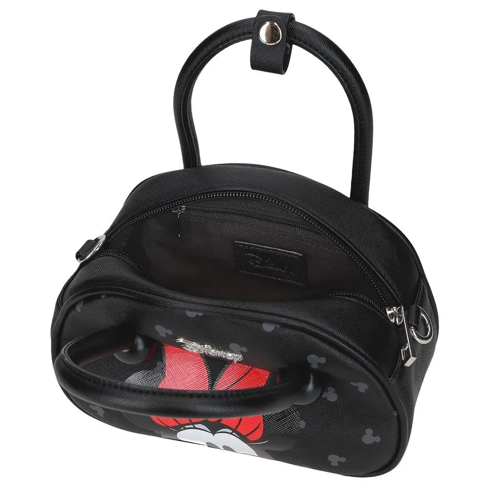 Joumma Disney Bowlogue Minnie Borsa a Tracolla Nero 19x13x8 cm PU e Poliestere - immagine 4