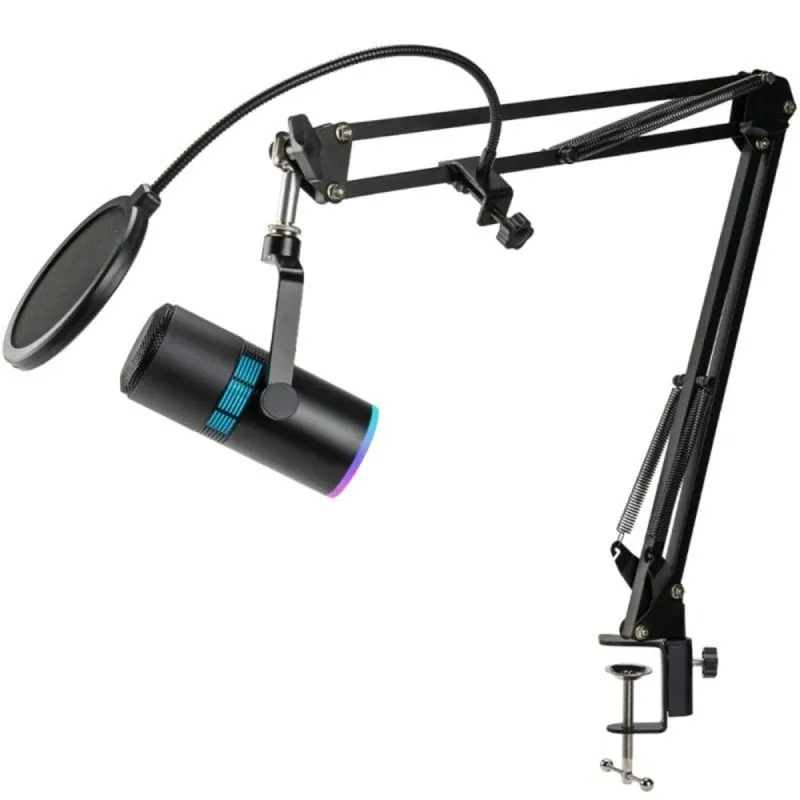 Microfono Thronmax M30 USB cardioide con illuminazione RGB personalizzabile - immagine 1