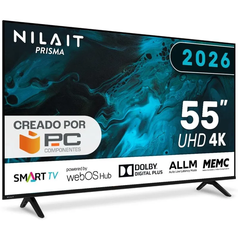 TV Nilait LED Prisma 55UD7004ST 55" 4K UltraHD 60Hz Smart TV WebOS HDR10 - immagine 1