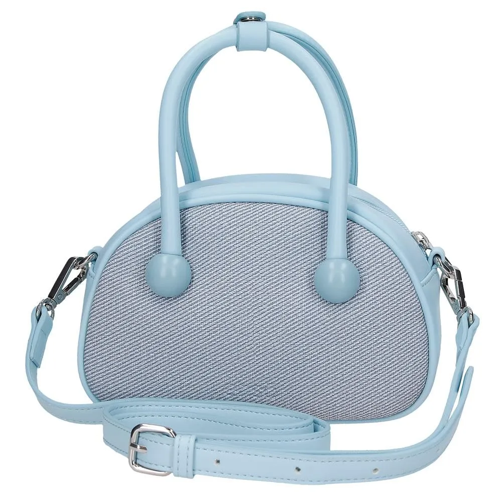 Joumma Disney Tiki Stitch Denim Bag 19x13x8 cm PU e Poliestere - immagine 3