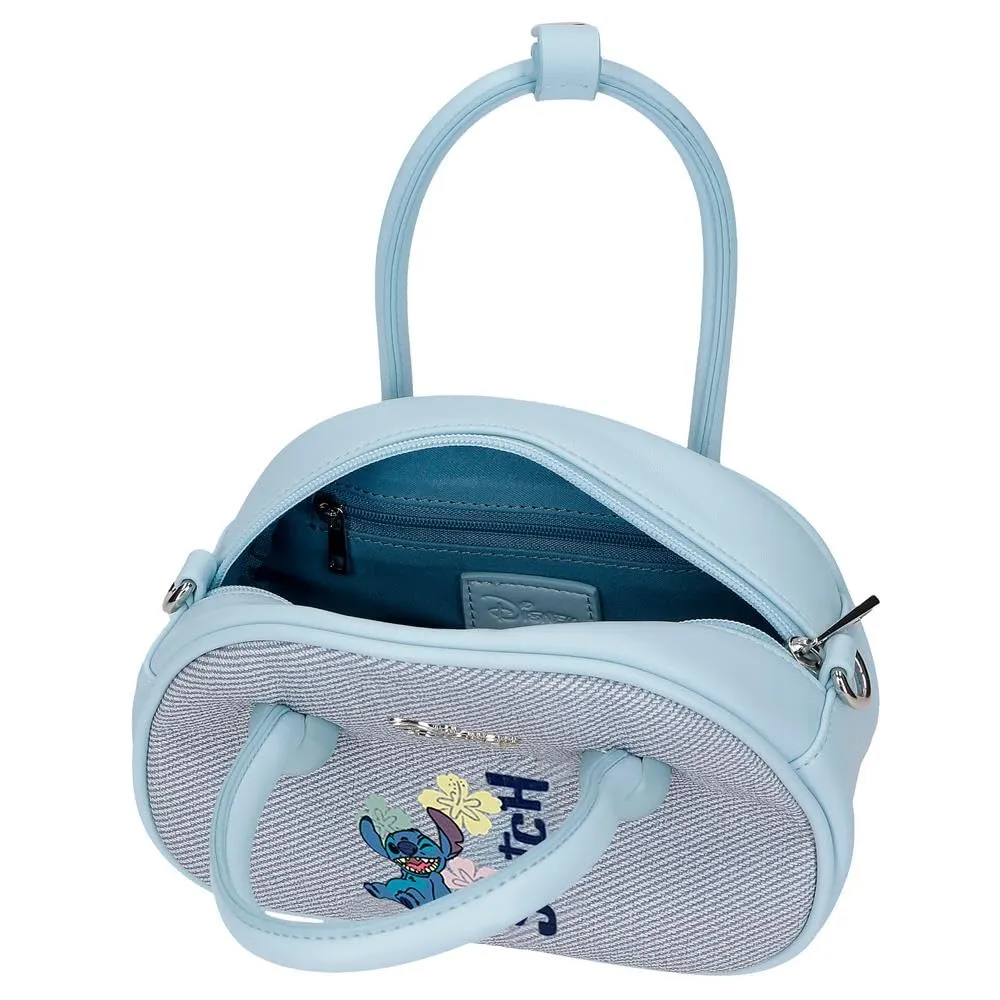 Joumma Disney Tiki Stitch Denim Bag 19x13x8 cm PU e Poliestere - immagine 4