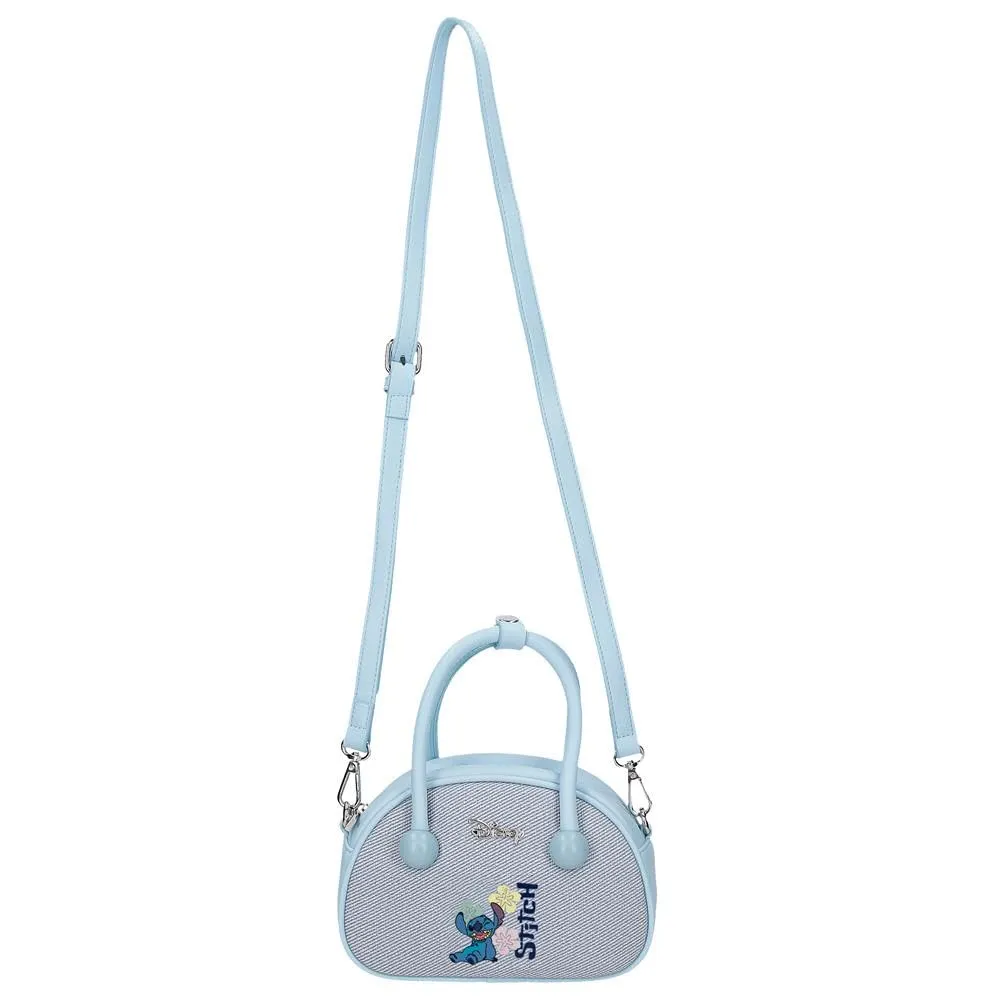 Joumma Disney Tiki Stitch Denim Bag 19x13x8 cm PU e Poliestere - immagine 7