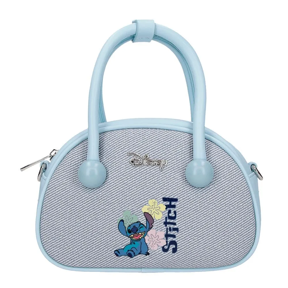 Joumma Disney Tiki Stitch Denim Bag 19x13x8 cm PU e Poliestere - immagine 8